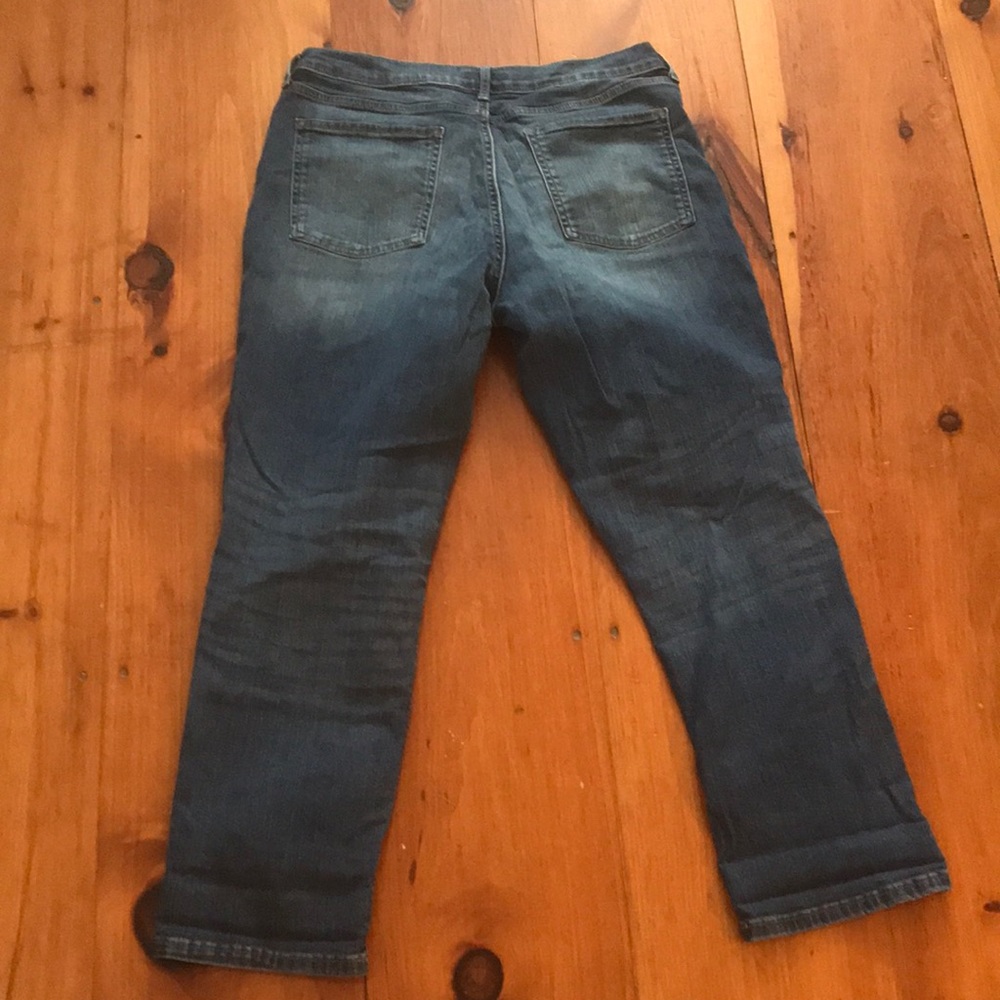 Banana Republic Dark Blue Ankle Crop Jeans